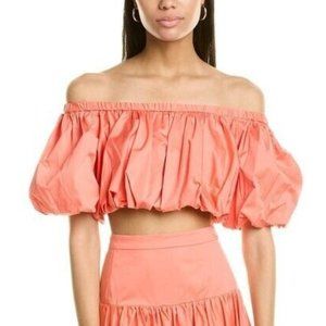 Derek Lam Crosby off the shoulder cropped top